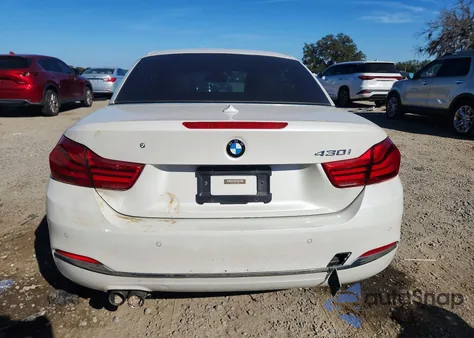 2018 BMW 430I z USA, uszkodzony, nr VIN WBA4Z1C58JEC58887
